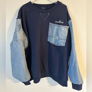 Vintage Reworked Carhartt Denim Crewneck